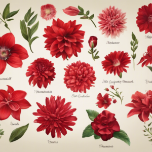 Blooming Beauty: 30 Red Flower Names for Your Garden